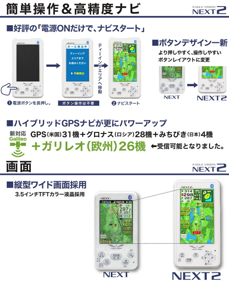 EAGLE VISION 2021年モデル イーグルビジョン ネクスト ツー 高精度