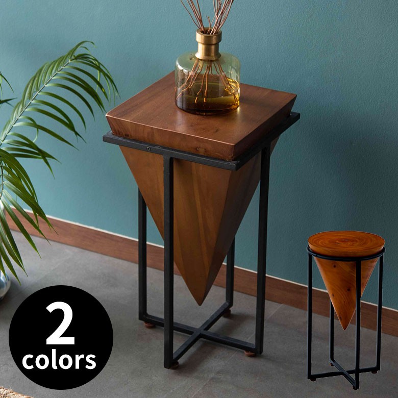 昭和レトロ ミッドセンチュリー 木製 カフェテーブル サイドテーブル