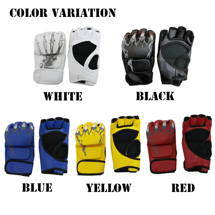 オープンフィンガーグローブ パンチンググローブ ボクシンググローブ