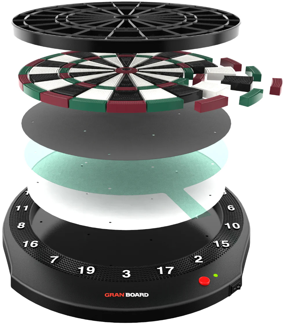 ダーツボード グランボードダッシュ ブルー 電子ダーツボード