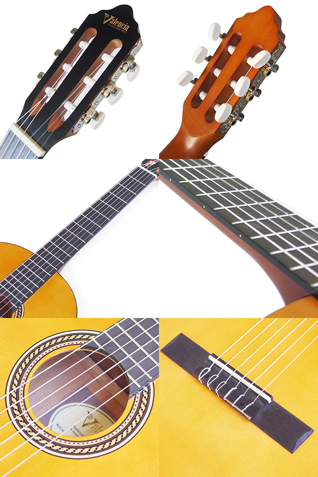 ARIA（アリア） クラシックギター Valencia VC204 4/4 サイズ スプール