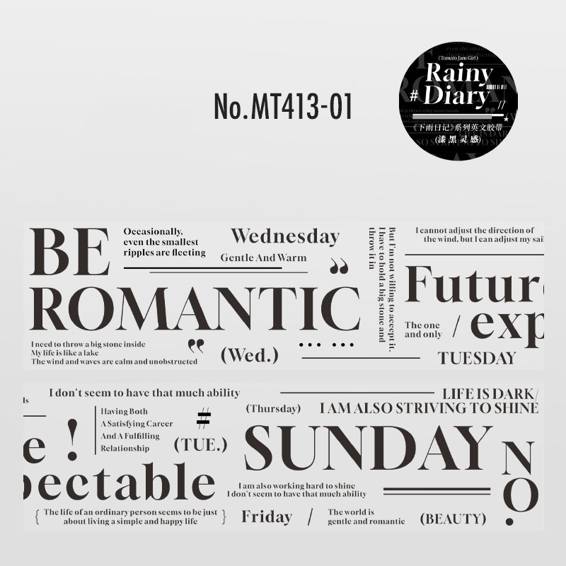 コラージュ 素材 マスキングテープ マステ 英字 英文 フレーズ