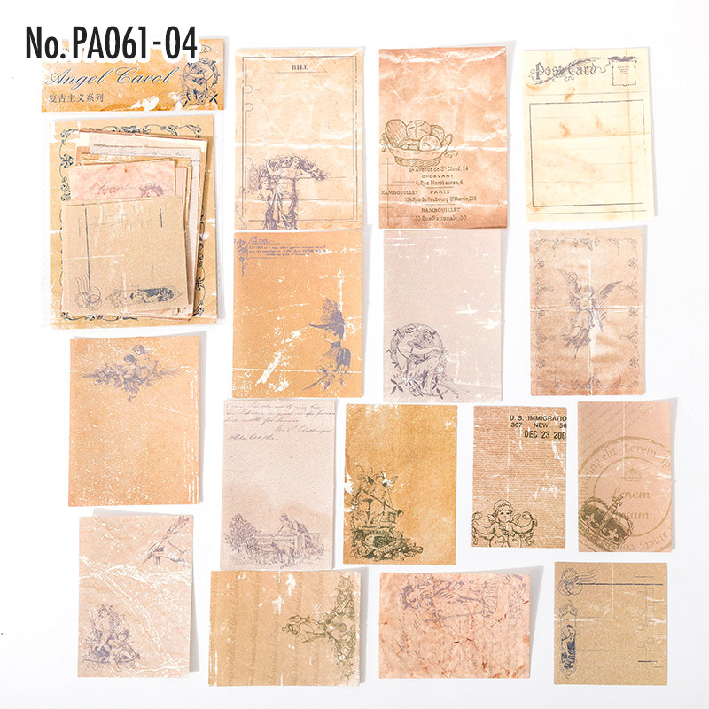 コラージュ 素材 デザイン ペーパー ジャンクジャーナル アンティーク