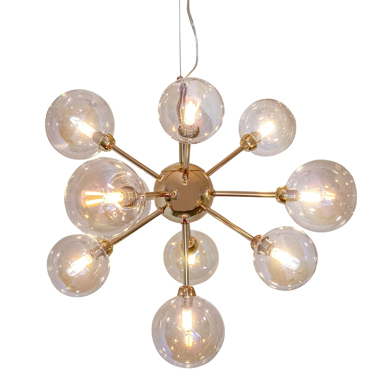 バブルシャンデリア LED 照明 10灯 天井照明 おしゃれ かわいい