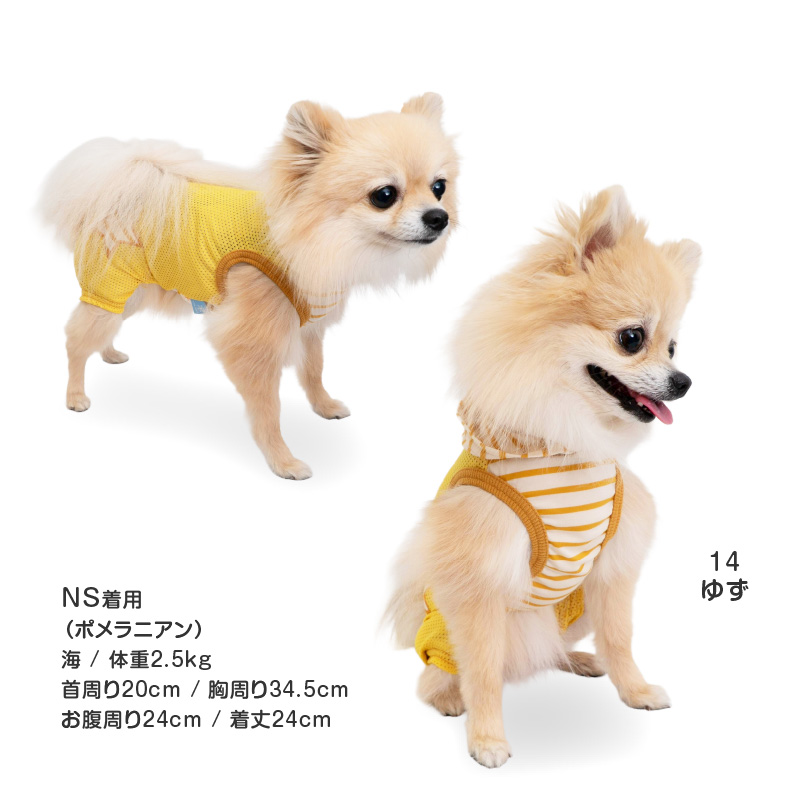 full of vigor（フルオブビガー） 犬 服 接触冷感 フード付 メッシュ