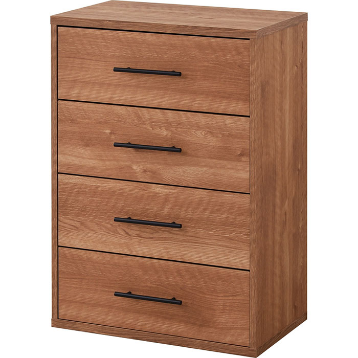 ワイエムワールド 4段 チェスト 幅59cm ディスプレイラック 省スペース