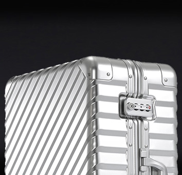 OCCA オールアルミ スーツケース Mサイズ 中型 アルミボディ キャリー