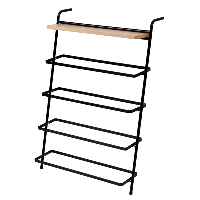 東谷 シューズラック 幅60 奥行32.5 高さ86 スチール 天然木 おしゃれ