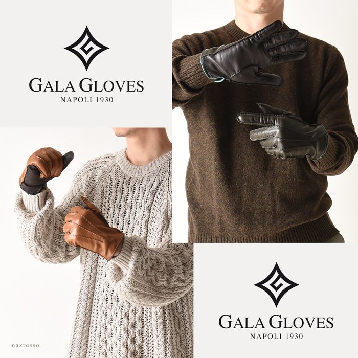 GALA GLOVES（ガラ グローブ） スマホ対応 手袋 レザー ウール