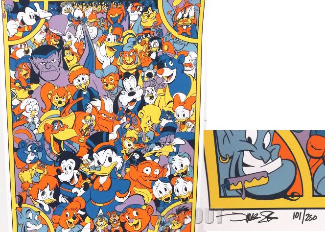 ディズニー アフタヌーン キャラクター Disney Afternoon シルク