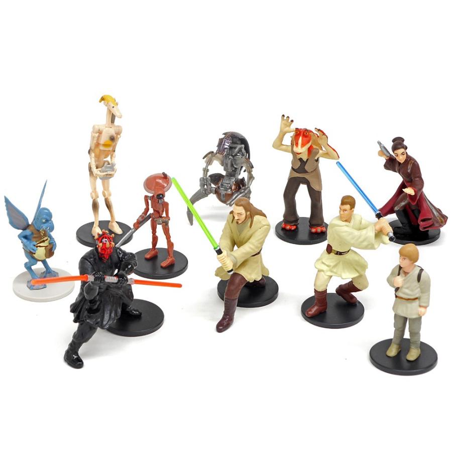 スター・ウォーズ エピソードI キャラクター PVCフィギュア 10点セット