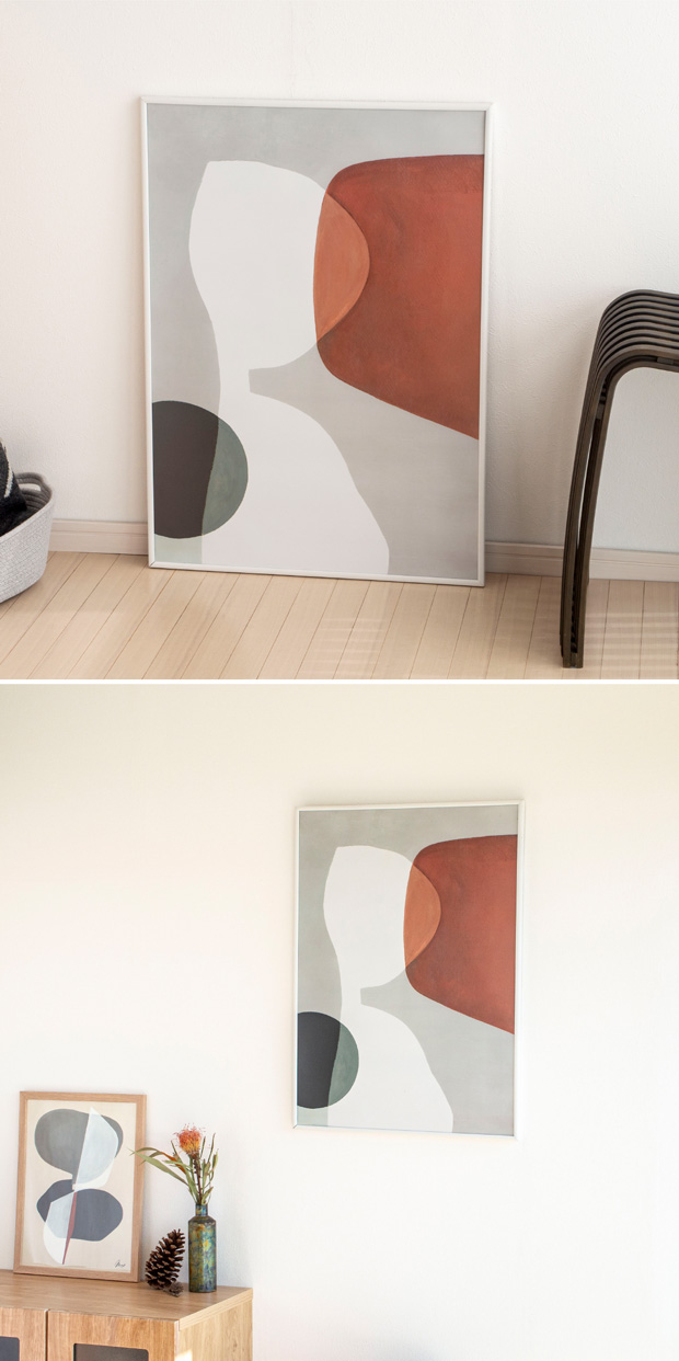 2/11はポイント10倍／ ポスター 北欧 50×70 cm Balance01 デンマーク