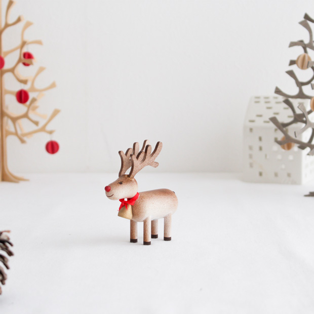 ノルディカニッセ トナカイ ブラウン ベル NORDIKA nisse クリスマス