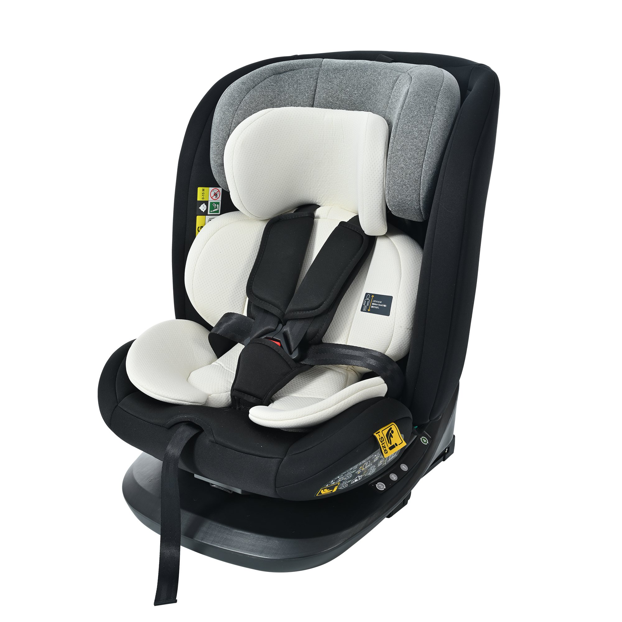 チャイルドシート 新生児 ISOFIX 0歳〜12歳 360度回転式 40〜150cm