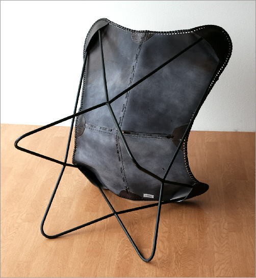 レザーチェア 本革 アイアン アンティーク レトロ 革製 椅子 おしゃれ