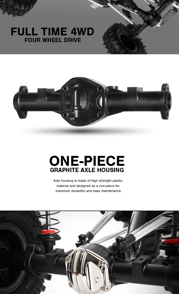 ラジコンカー オフロード 組立てキット Gmade GS01 Sawback 4LS Kit