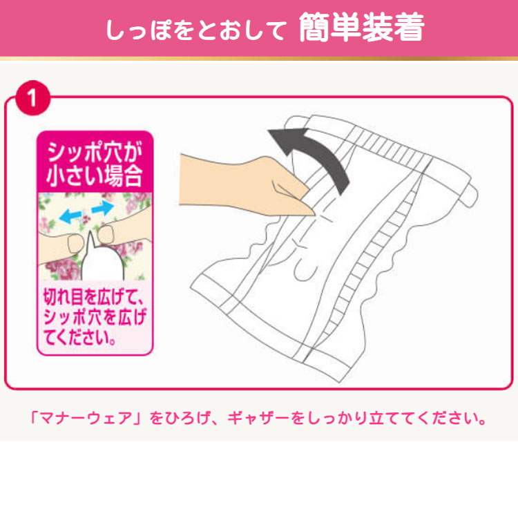 ユニ・チャームペット マナーウェア 女の子用 SSSサイズ 42枚入り