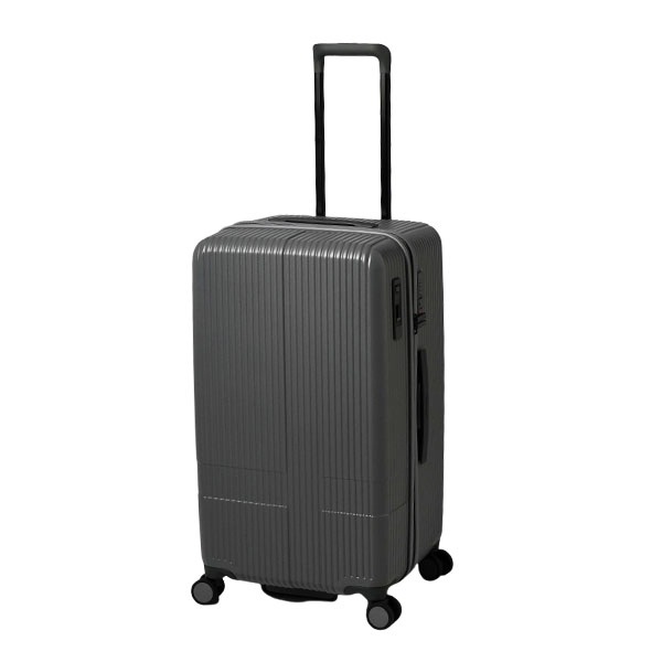 イノベーター アルミ スーツケース 63cm 黒 4輪 キャリー 旅行 出張