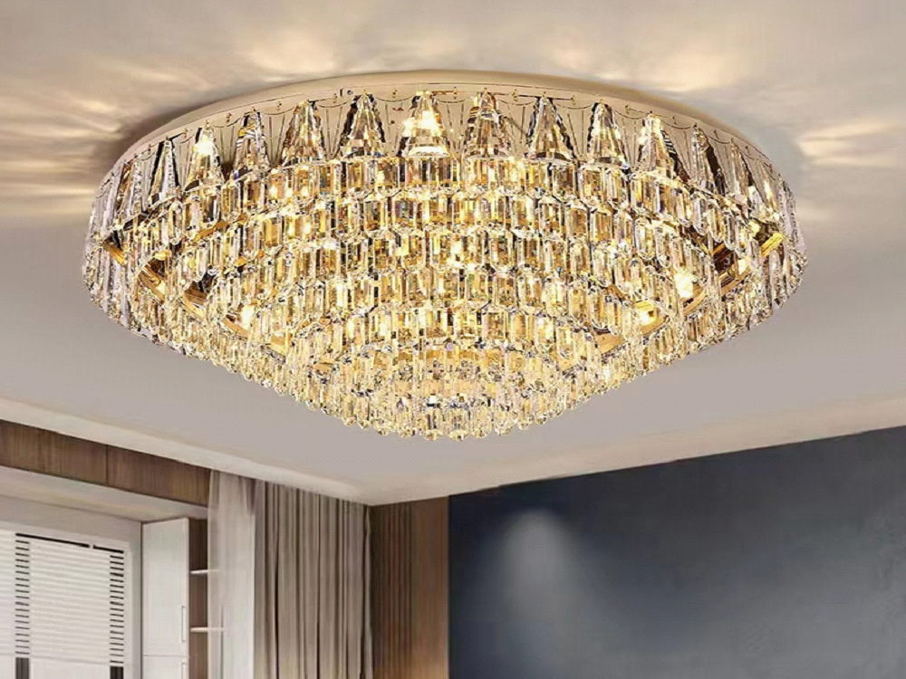 値下】クリスタルシャンデリア 多層構造