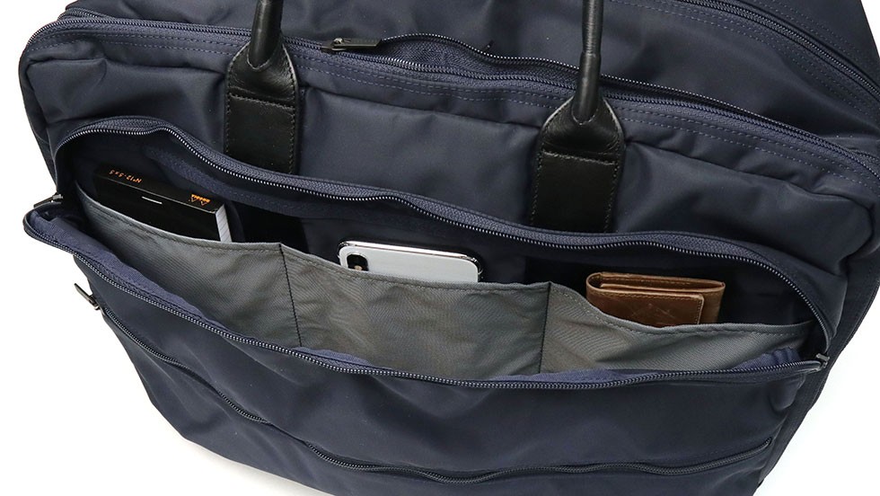 未使用級✨ポータータイム オーバーナイト 2way ボストン 3層 A4ブラック