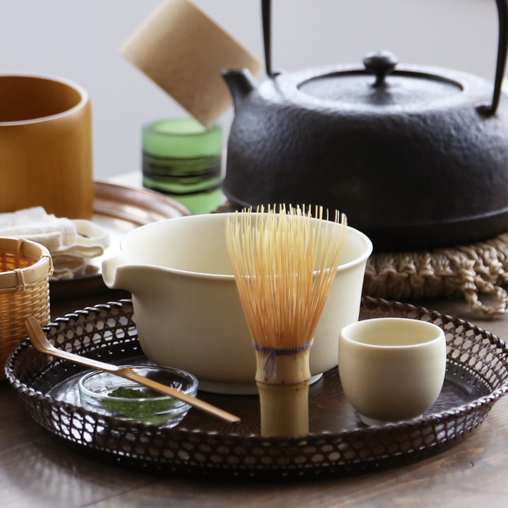 公長齋小菅 茶筅 数穂 紫糸 竹製 茶筌 京都 公長斎小菅 : がらんどう