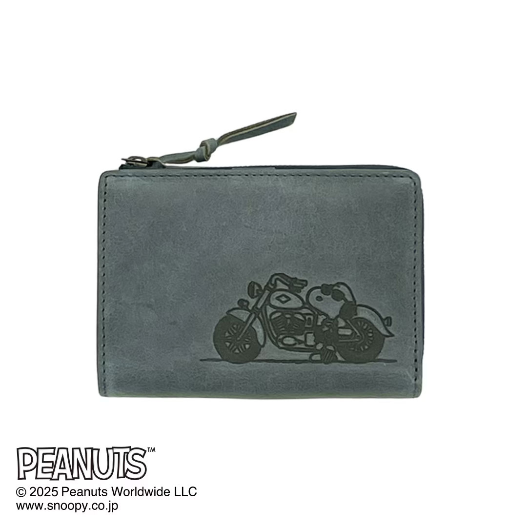 PEANUTS ピーナッツ 73320 スヌーピー JOE COOL 二つ折り財布 ミドル
