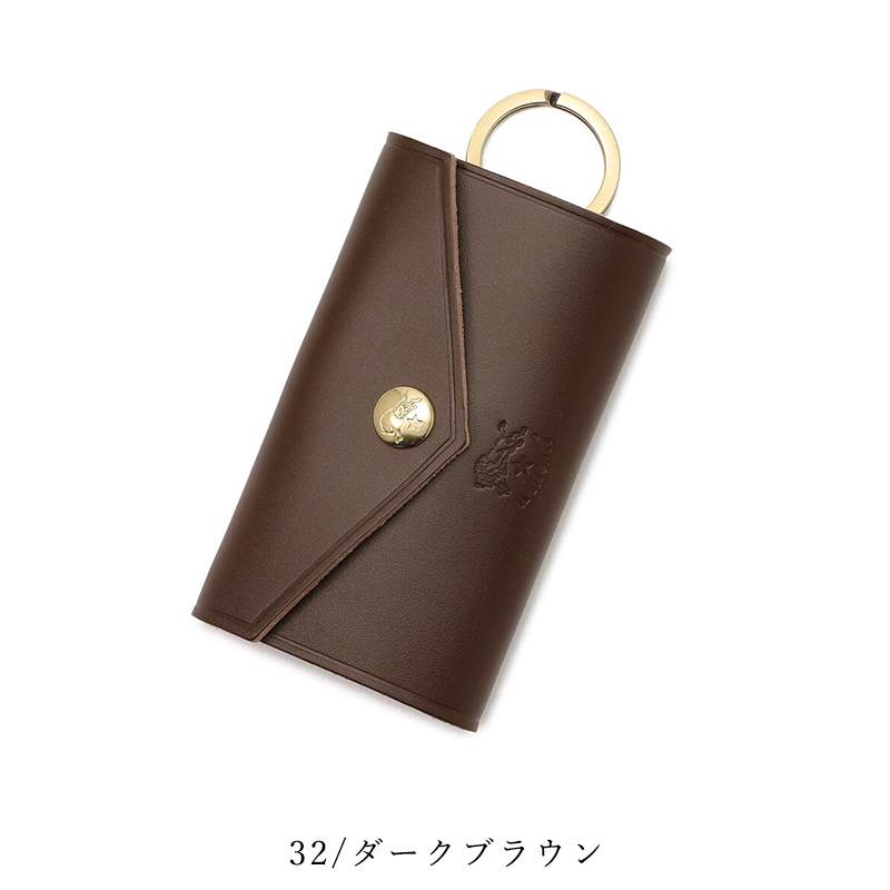 イルビゾンテ 2025AW 55周年 レザー キーケース BROWN(ブラウン) キー