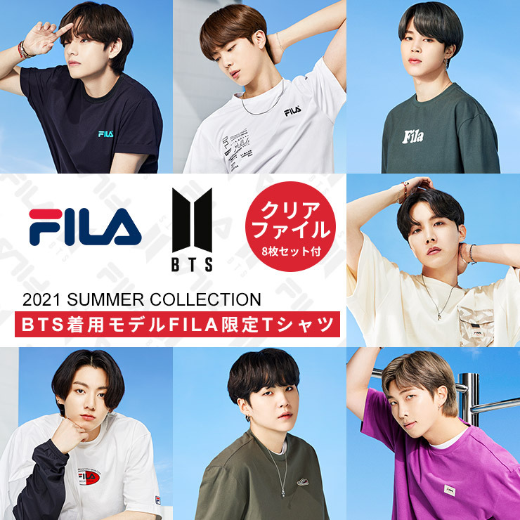 FILA（フィラ） BTS 着用モデルFILA 限定Tシャツ グッズ 公式 限定