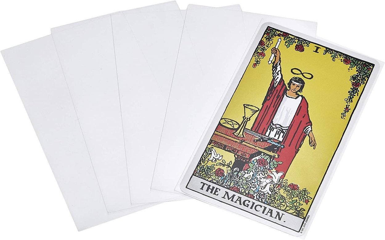 タロットカードサイズ対応】CPP0.1mm厚ハードぴったりボードゲーム用