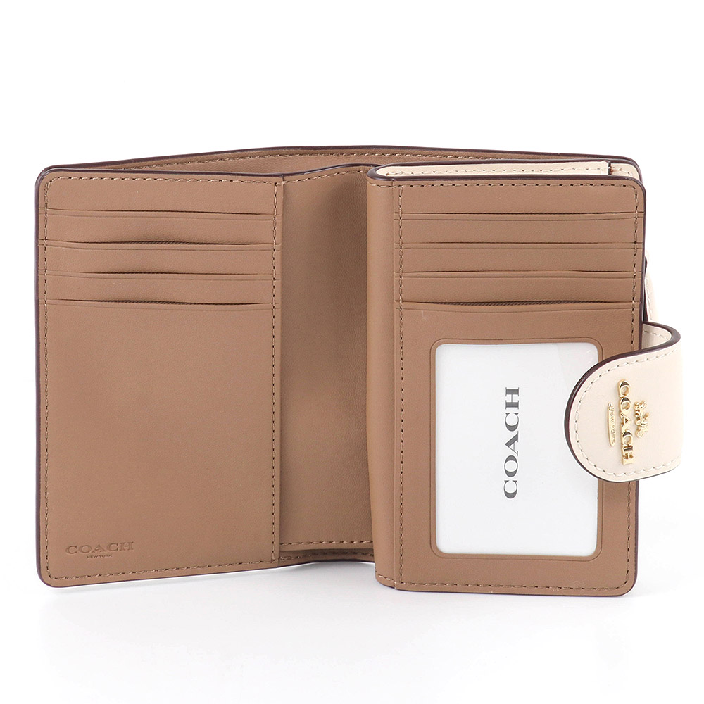 新品未使用 coach cw786imqqx シュリンクあり 二つ折り財布 新品未使用