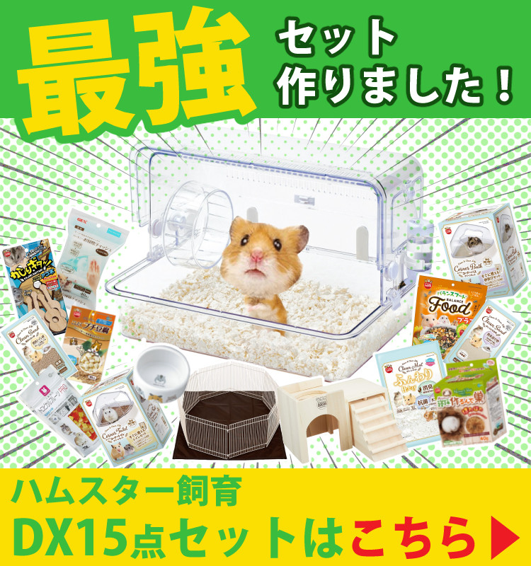 マルカン ハムスター 飼育 8点セット ケージ 床材 ハウス 食器 トイレ