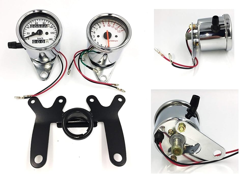 ホンダ モンキー 6v？12v？機械式タコメーター、カムカバー4mini 当時