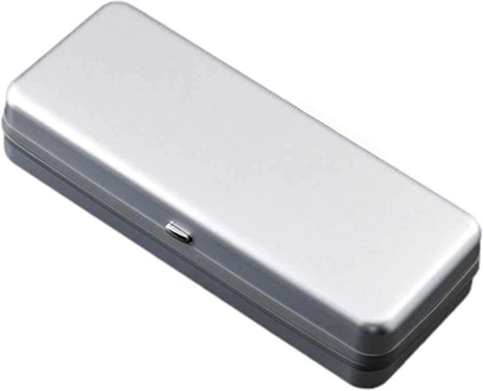 メガネケース シルバー 眼鏡ケース 銀 メッキ アルミ めがね ハード