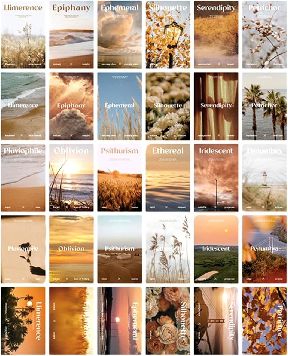 おしゃれで可愛い ポストカード 25枚セット はがきサイズ 北欧 韓国