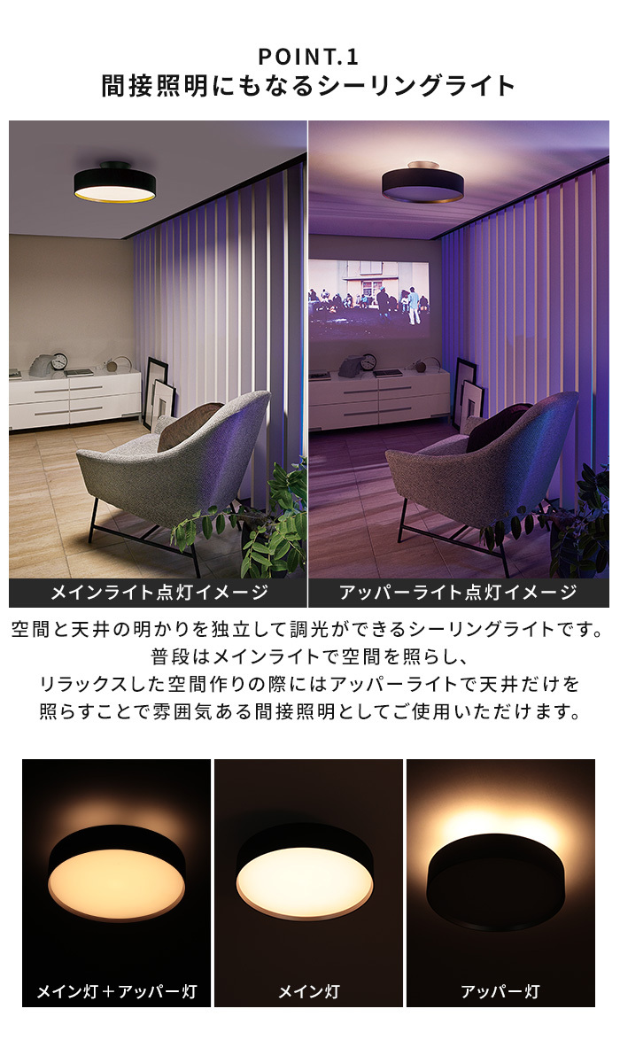 シーリングライト 12畳 アートワークスタジオ グロー 5000 LED