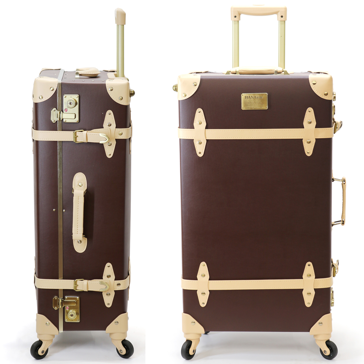HANAism スーツケース キャリーケース キャリーバッグ トランク XXL