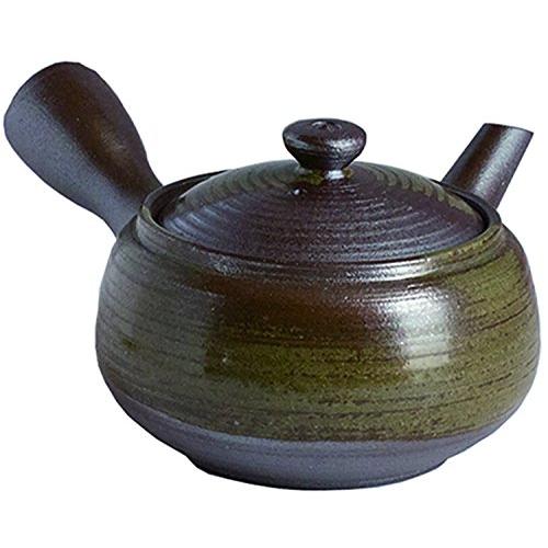 国産急須 南蛮福形 1.5号 (サークル網) 青釉と灰釉2色あり マルヨシ