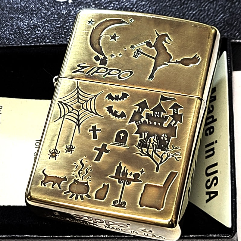ZIPPO（ジッポー） 魔女ウィンディ アンティーク ジッポ ライター ロゴ