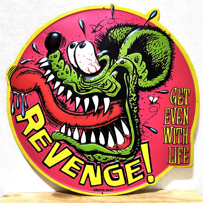 アメリカン レトロ ブリキ看板 ラットフィンク ティンサイン