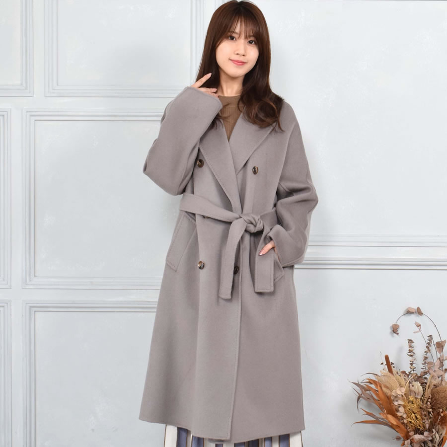 Merfirge チェスターコート カシミヤコート カシミヤ混 ダブル