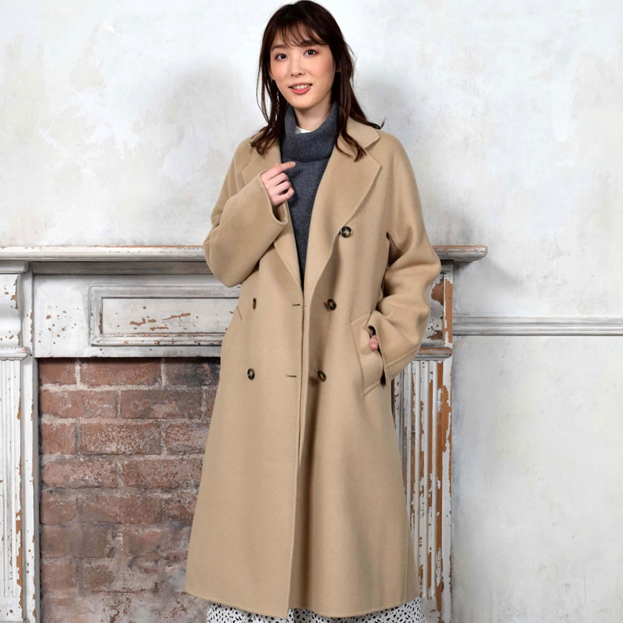 Merfirge チェスターコート カシミヤコート カシミヤ混 ダブル