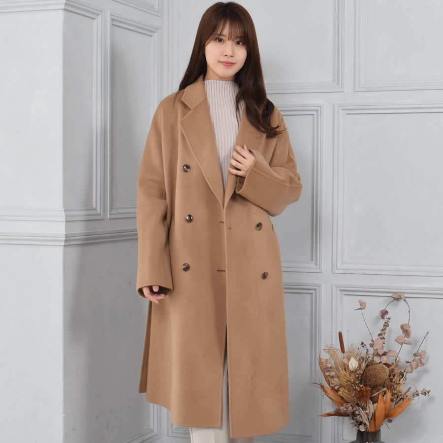 Merfirge チェスターコート カシミヤコート カシミヤ混 ダブル