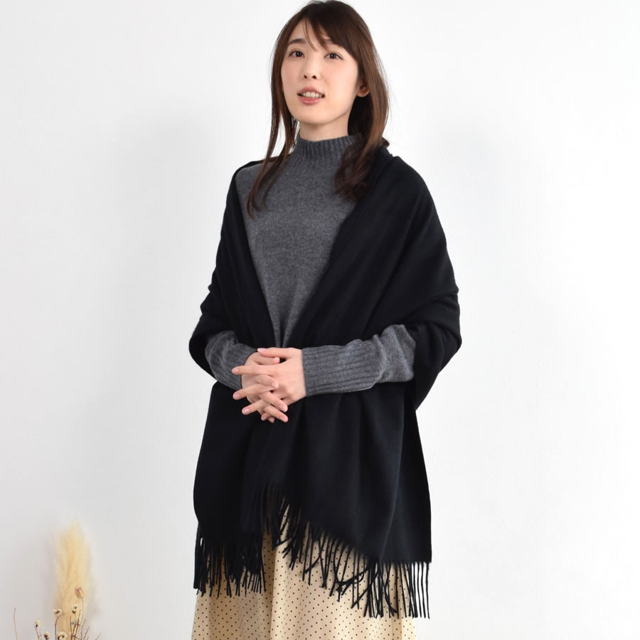 Merfirge ストール 大判 カシミヤ100%【名入れ刺繍可】カシミヤ