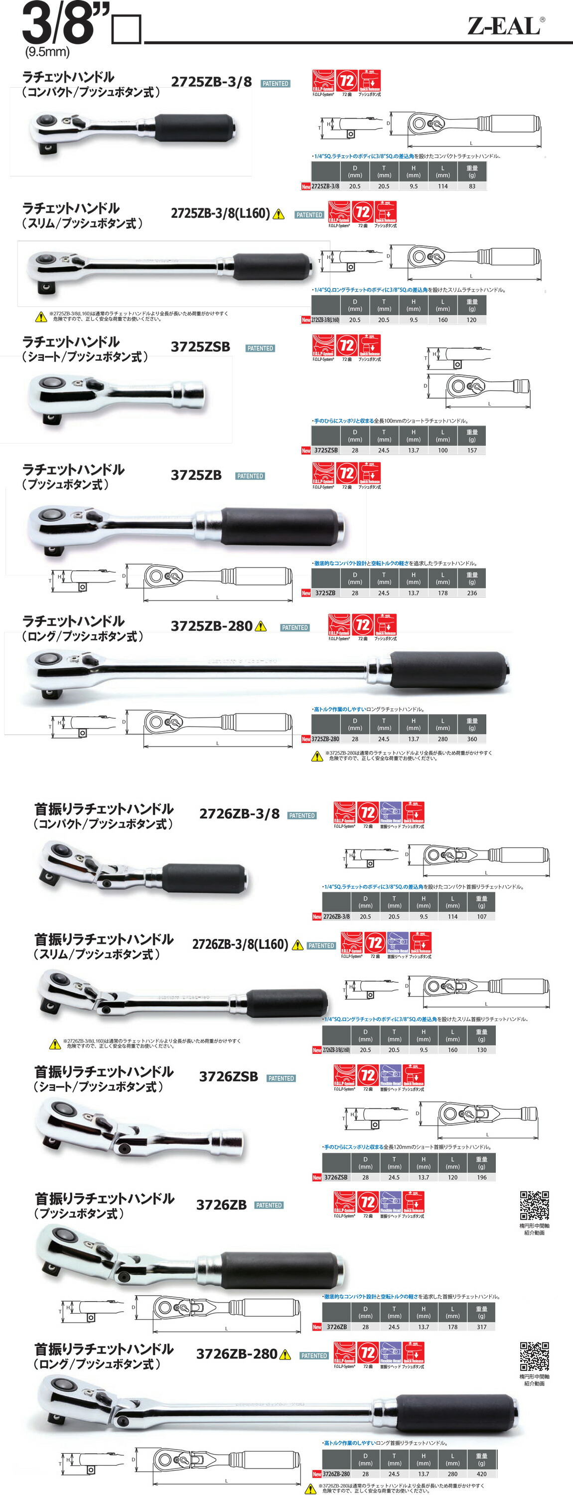 Z-EAL 在庫僅少 Ko-ken 3286Z 3/8
