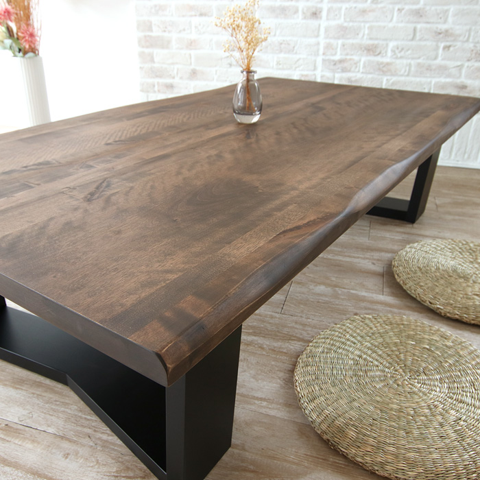 ローテーブル 和モダン 180 座卓 センターテーブル 無垢 木製 和風