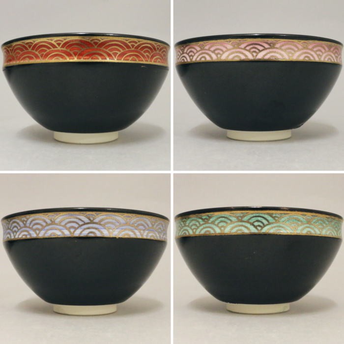 組茶碗 数茶碗 十客揃 刷毛目茶碗 抹茶椀 雅作 茶道具 供箱 L319 楽天