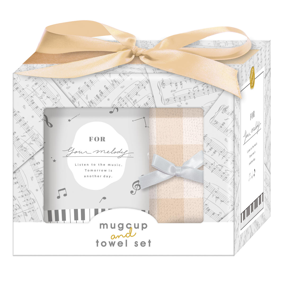 マグカップ＆タオルセット なにしてるの （ マグ コップ カップ ミニ