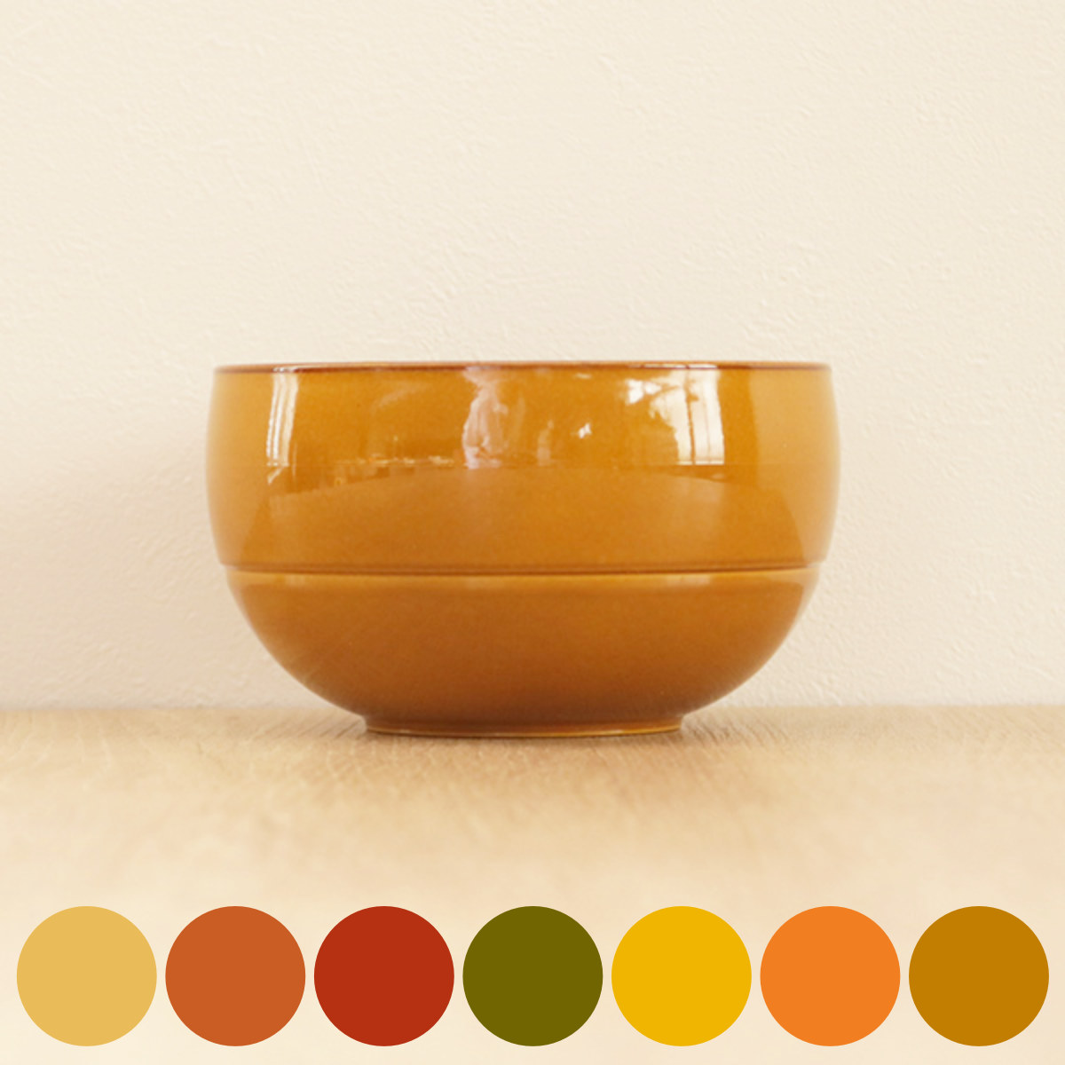 お椀 370ml WAYOWAN まる 汁椀 ボウル 皿 食器 プラスチック 日本製