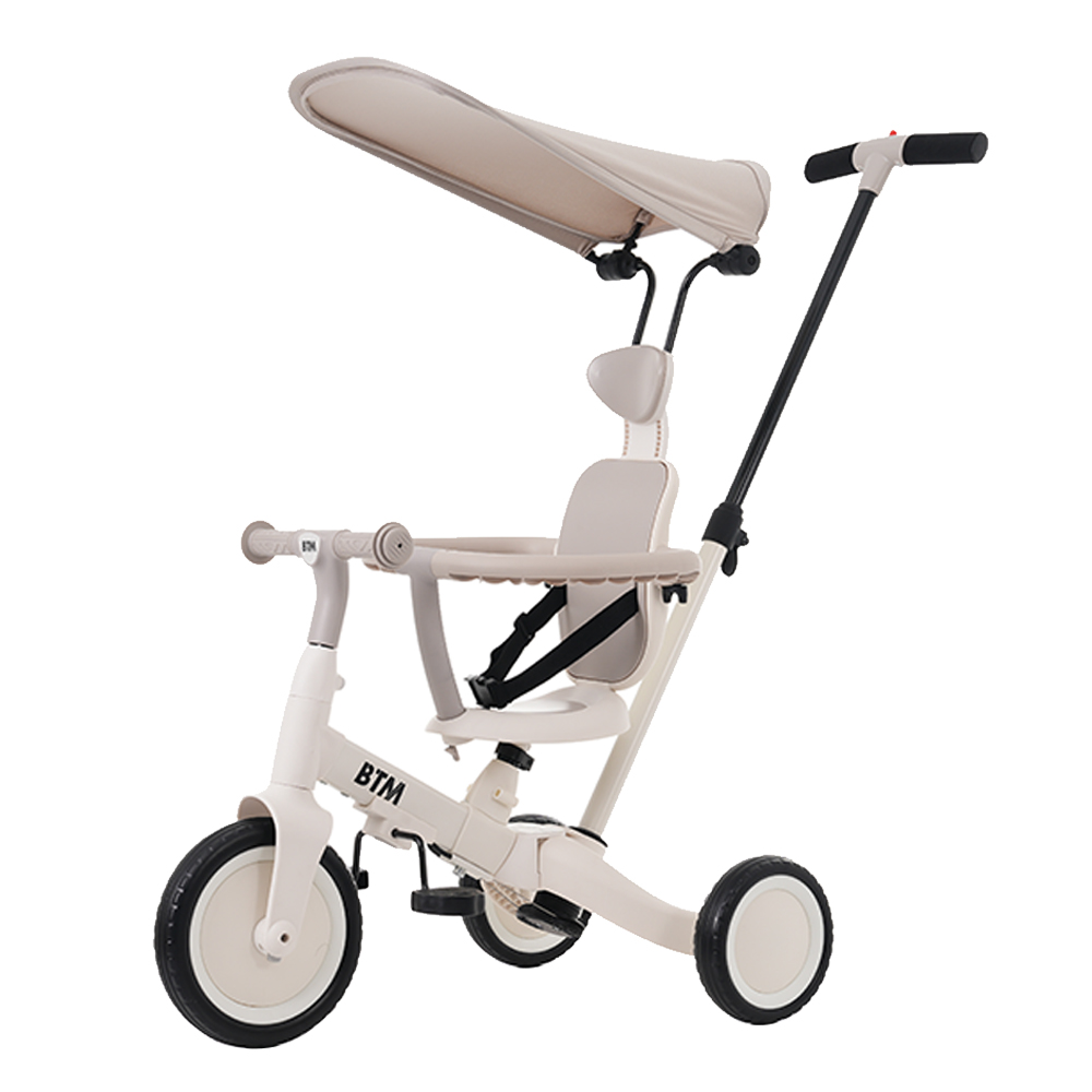 BTM 子供用三輪車 5in1 セーフティーガード&ベルト付き 二重保護