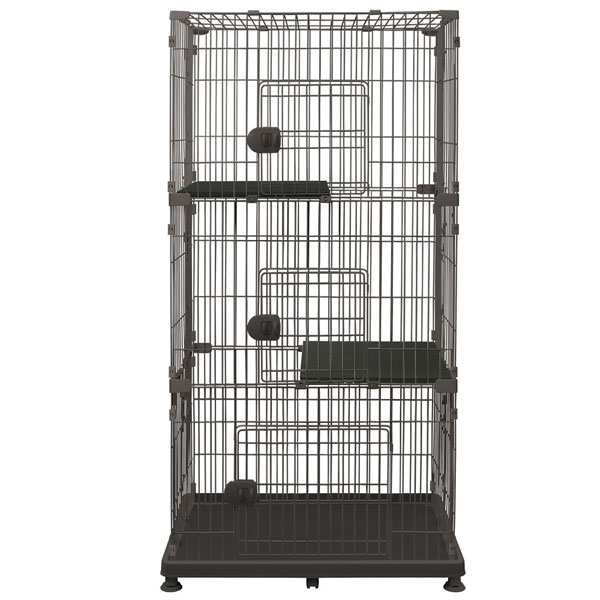 IRIS OHYAMA（アイリスオーヤマ） 猫 ケージ キャットケージ 3段 大型